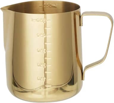 Jarra Pitcher 600ml Leiteira Inox Barista Profissional (Dourado)