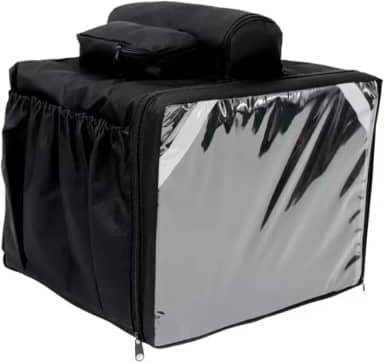 Mochila Bag Motoboy Delivery Com Isopor - 45 Litros Entregas Pizza Lanches