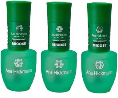 Kit 3 unidades - Esmalte Ana Hickmann 9 ml Help Treatment - Antifungos Melaleuca, Ana Hickmann, Antifungos Melaleuca