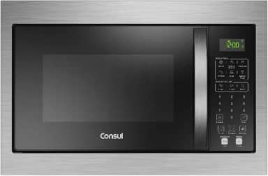 Micro-ondas Consul de Embutir 32 Litros Preto com Design Moderno e Menu Fácil - CM146AE 220V