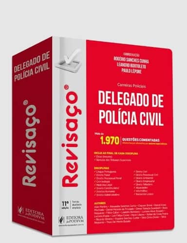 REVISAÇO - DELEGADO DE POLÍCIA CIVIL - MAIS DE 1.970 QUESTÕES COMENTADAS (2024)