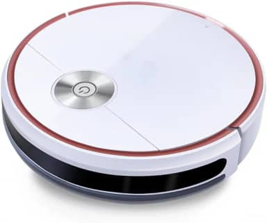 Aspirador de Pó Robô 3 em 1, Robo Aspirador e Passa Pano, Carregamento AutomáTico, App Inteligente Selecione a Rede WIFI de 2,4 GHz (Prata)