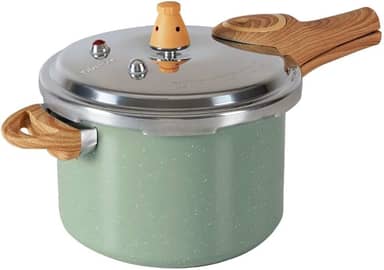 Brinox - Panela de Pressão Antiaderente Ceramic Life com Fundo de Indução 4,2L Pressure - Verde