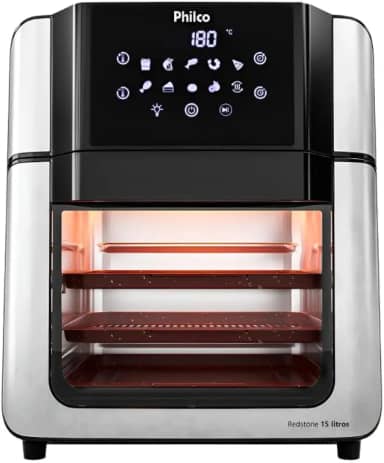 Fritadeira Air Fryer Oven Philco 15L Painel Digital PAF15A 127V
