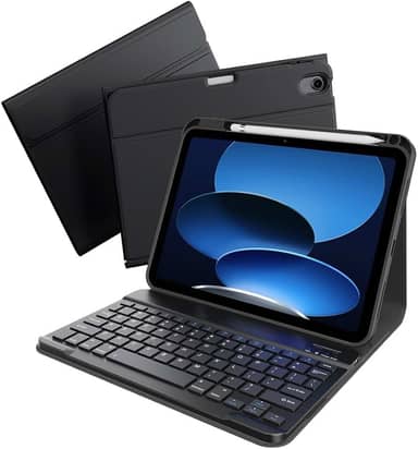 Capa Teclado TYPECASE para iPad 10 10.9 pol. KB16-100-C - Teclado Funcional e Design Compacto para Melhor Produtividade