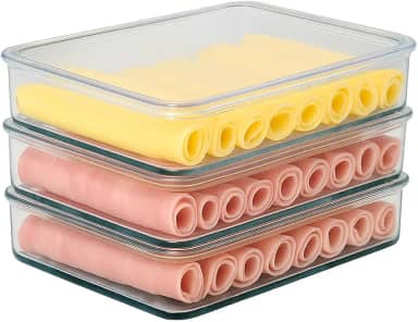 Cinquetti Porta Frios Triplo Triplex Transparente com Tampa