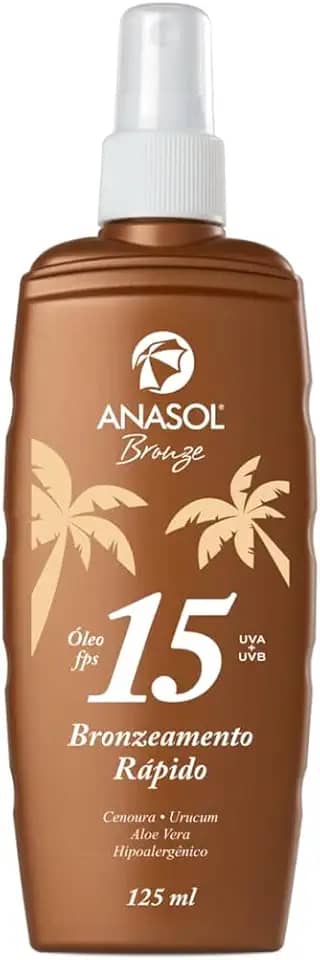 Óleo Bronzeador Spray FPS 15 125ml - Anasol