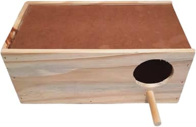 Ninho de Madeira Para Calopsita