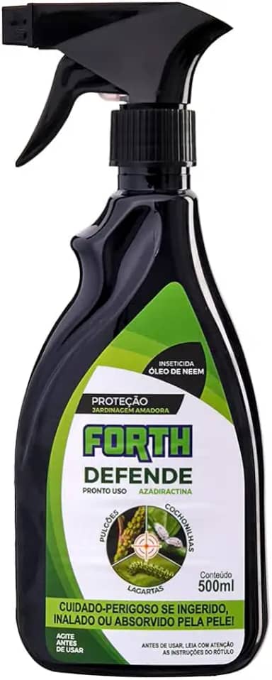 Forth Defende, Pronto Uso, Inseticida, Óleo de Neem, Azadiractina, 500ml