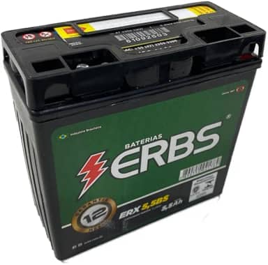 Bateria para Motos Yamaha YBR ou XTZ 125. RD 135, 5.5 Ah 12V SELADA