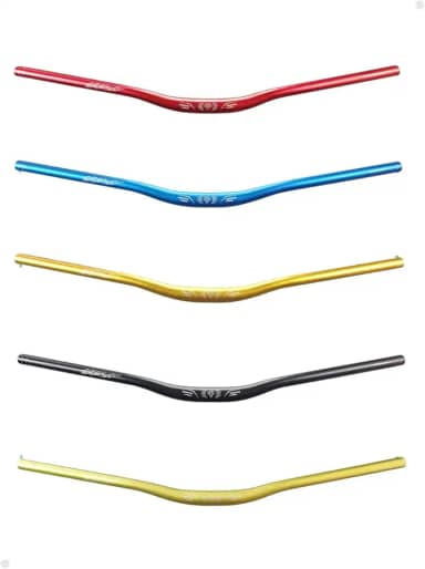 Guidão Mtb Bike 29 Alumínio 780mm 31.8mm Curvo Xc Cores (Preto)