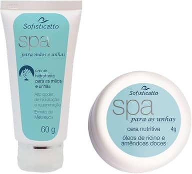 Kit SPA creme para mãos unhas e cuticulas hidratação intensa