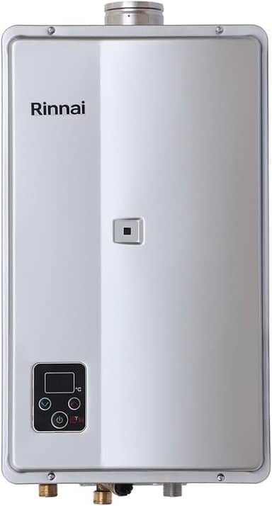 Rinnai E33-32,5 litros GLP Prata - Aquecedor de Água a Gás Digital REU-E331 FEH