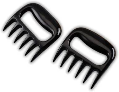 Garra de Urso para Churrasco em Aço Inox – Kit com 2 Peças | Desfiador de Carnes Premium com Pegada Ergonômica e Alta Resistência ao Calor