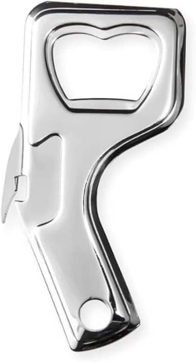 Abridor de Latas e Garrafas Aço Inox Tradicional 9 Cm