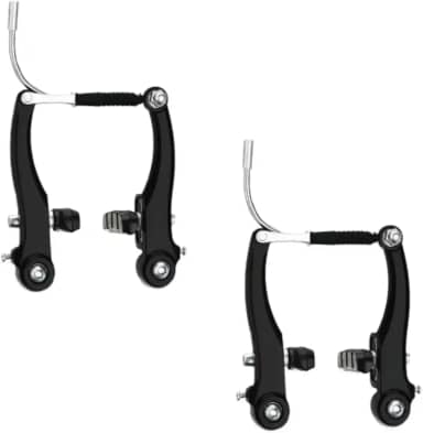 Freio Bicicleta V-BRAKE Aluminio Preto Fosco Diant + TRAS (logan)