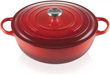 Le Creuset Panela Marmita Gourmet 32 cm Ferro Fundido Esmaltado Signature Vermelho