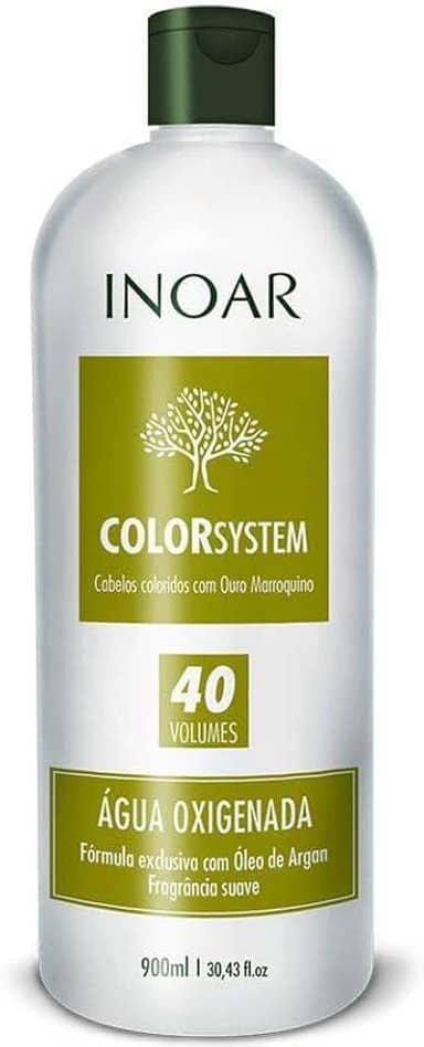 INOAR Água Oxigenada - 900ml 40 Volumes, para todos os tipos de cabelo