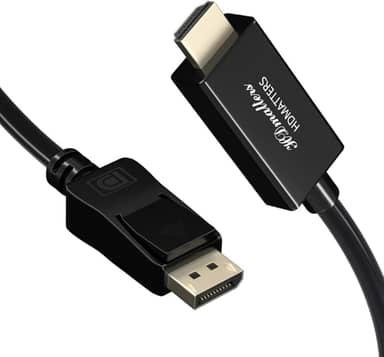 Cabo Displayport Para Hdmi 2m Blindado Cabo Dp Hdmi 2 Metros