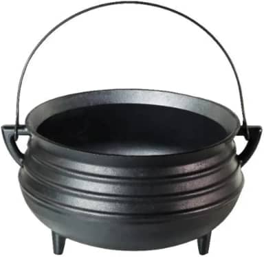 Mini Panela Tripé Caldeirão Ferro Fundido Sem Tampa 600 ml Santana