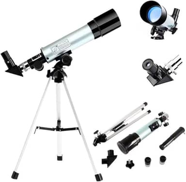 Telescópio Astronômico Com Tripé | Luneta F36050 | Portátil | Fácil De Usar | Ideal Para Crianças | Para Amantes Da Astronomia | Telescopio Astronomico Profissional | Amador | Infantil