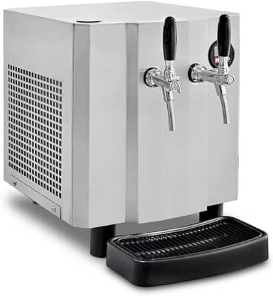 Chopeira Elétrica Maquina de Chopp Memo Small, 50L/h, 2 Torneiras, Inox 110v