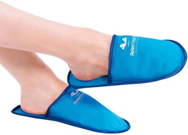 Bolsa Térmica Compressa Gel Para os Pés Pantufas Relaxamento e alivio das Dores - Relaxmedic