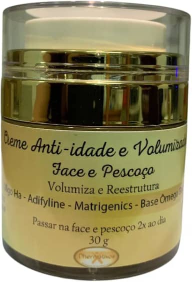 Creme Anti-Idade Volumizador Rosto e Pescoço 30g
