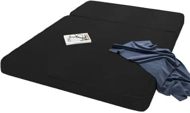 Colchonete Dobrável de Casal 3 em 1 — Sofá Puff e Cama Multiuso(Solteiro)