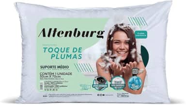 Travesseiro Altenburg Toque de Plumas - 50cm x 70cm