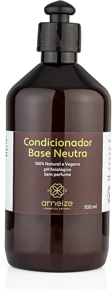 Ameize Condicionador de Cabelo Natural Vegano Sem Perfume 500 ml