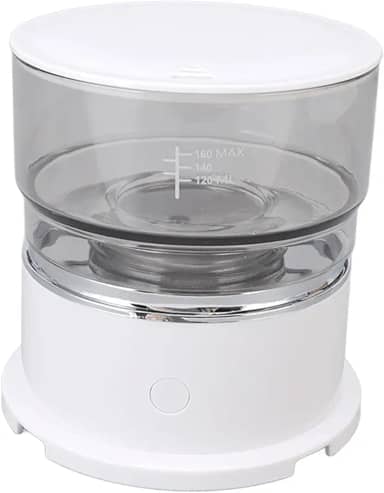 flexman Mini cafeteira de gotejamento, alimentada por bateria, portátil, automática, máquina de café de aço inoxidável, capacidade de 160 ml, para viagem, carro, casa