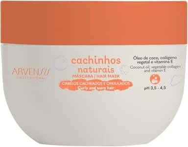 Arvensis – Máscara Capilar Cachinhos Ondulados/Cacheados 250g | Hidratação, Definição, Suavidade, Vegana, Infantil