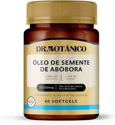 OLEO DE SEMENTE DE ABOBORA 2.000MG 60 SOFTGELS DR. BOTANICO