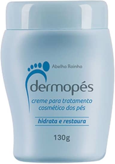Creme Para Tratamento dos Pés Hidrata e Restaura Dermopés Abelha Rainha 130g