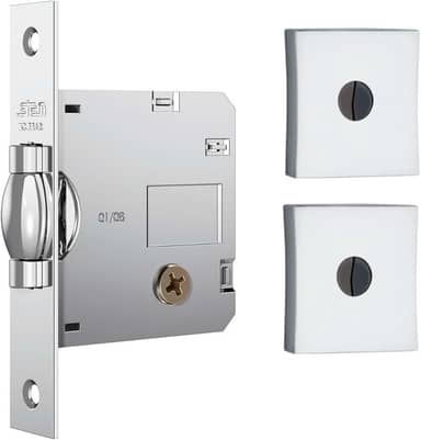 Fechadura Stam Tetra Trinco Rolete Porta madeira Pivotante 1005 Cromada