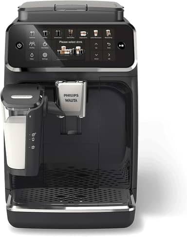 Cafeteira Espresso Superautomática LatteGo Elite Série 4400 Philips Walita, prepare até 12 bebidas, 2 anos de garantia, 1400W, 220v - EP4441/53