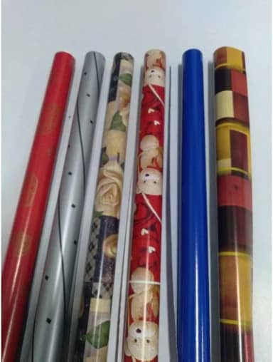 Papel de Presente 10 unidades Sortidas Para Embalar Diversos Estampas,1mt X 60cm.