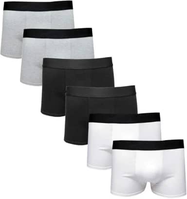 Cueca Infantil Boxer Kit 6 Peças Algodão