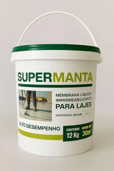 Manta Liquida Impermeabilizante 12 Kg Lajes Branca