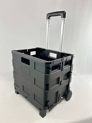 Carrinho de Compras Dobrável VGHome Plástico tipo caixa