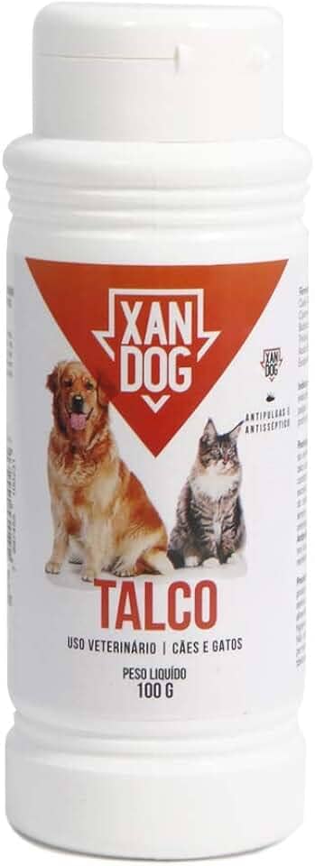 Talco Antipulgas e Antisséptico Xandog Centagro 100g