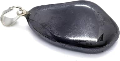 Pingente Hematita Pedra Natural Amuleto Cura Proteção Emagrecimento