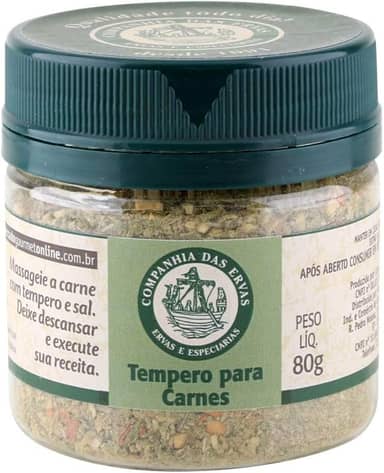 Tempero P/Carnes 80G (Pote Pet)
