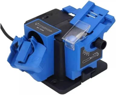 FINYQBET Afiador Elétrico Multifuncional, 65W, 6000 rpm para Facas, Brocas e Tesouras - Ajustável 15°-50°com Magnética - Ideal para Cozinha, Oficina e Casa (220V)