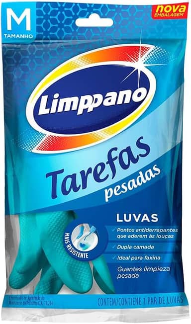 Limppano Luvas Tarefas Pesadas Tamanho M