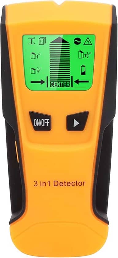 TH210 3 em 1 Detector de Parede Detector de Metais Cabo de Tensão Eletrônico Stud Finder Scanner de Parede com Display LCD Manual em Inglês