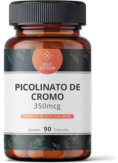 Picolinato de Cromo 350mcg 90 Cápsulas