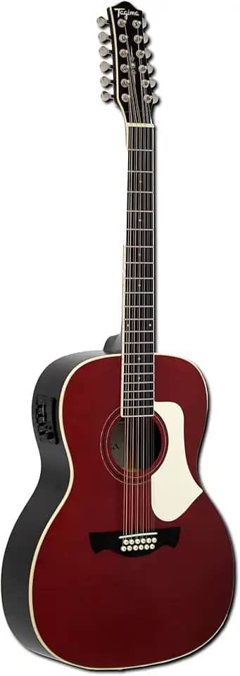 VIOLÃO 000 12 CORDAS NON-CUTAWAY EQ AÇO T/SPRUCE B/S AGATHIS LATIN AMERICA AZTECA XII NC CAS TAGIMA