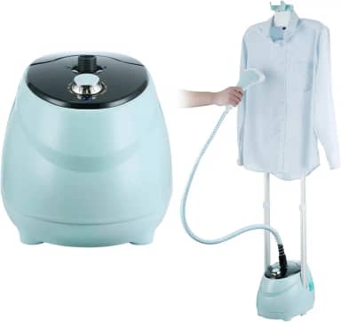 Passadeira a Vapor Vertical Profissional 1800W com 10 Modos, Tanque Transparente 1.8L - Steamer para Roupas, Vaporizador de Roupas 220V, Desamassador de Roupa Eficiente para Todos Tecidos